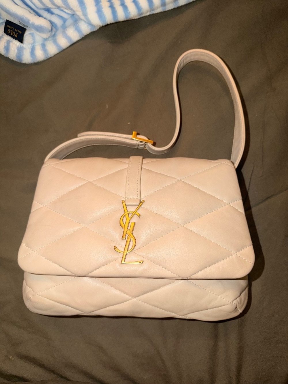 Saint Laurent Le 57 Quilted Lambskin Shoulder Bag